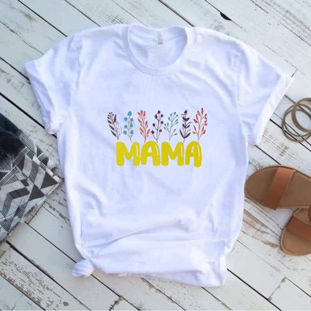 Handmade Vinyl Graphic Tee | New Mama Vinyl Graphic Tee Size Medium